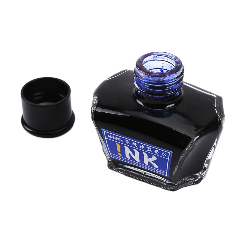 晨光高级墨水AICW9001C 纯蓝 60ml 一瓶装