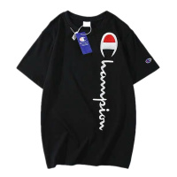 Champion冠军 夏 欧版字母LOGO刺绣休闲短袖T恤情侣款