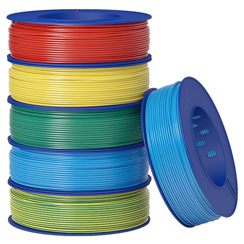 正泰电线家用电线电缆国标bv1.5 2.5 4 6平方接地线单铜芯硬线