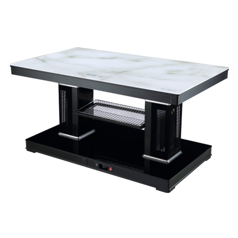 美诚凯辉K9-138S3(爵士白)取暖茶几 智能升降电暖茶几 植绒防烫电暖桌 童锁保护 百搭电暖炉