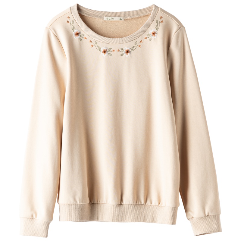 芊艺圆领长袖卫衣女2019秋装新款韩版原宿风套头小清新上衣10617