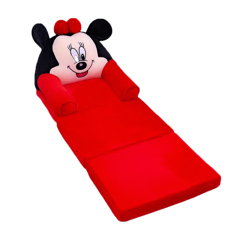 定制儿童折叠沙发床午睡卡通可爱幼儿园宝宝小沙发懒人座椅可拆洗三层