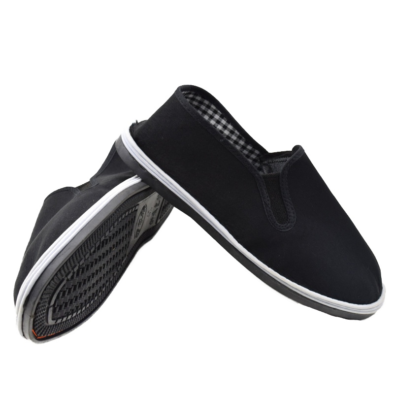 [苏宁自营]黑布鞋轮胎底布鞋劳保老北京布鞋手工纳底布鞋男女工作鞋 足部防护鞋