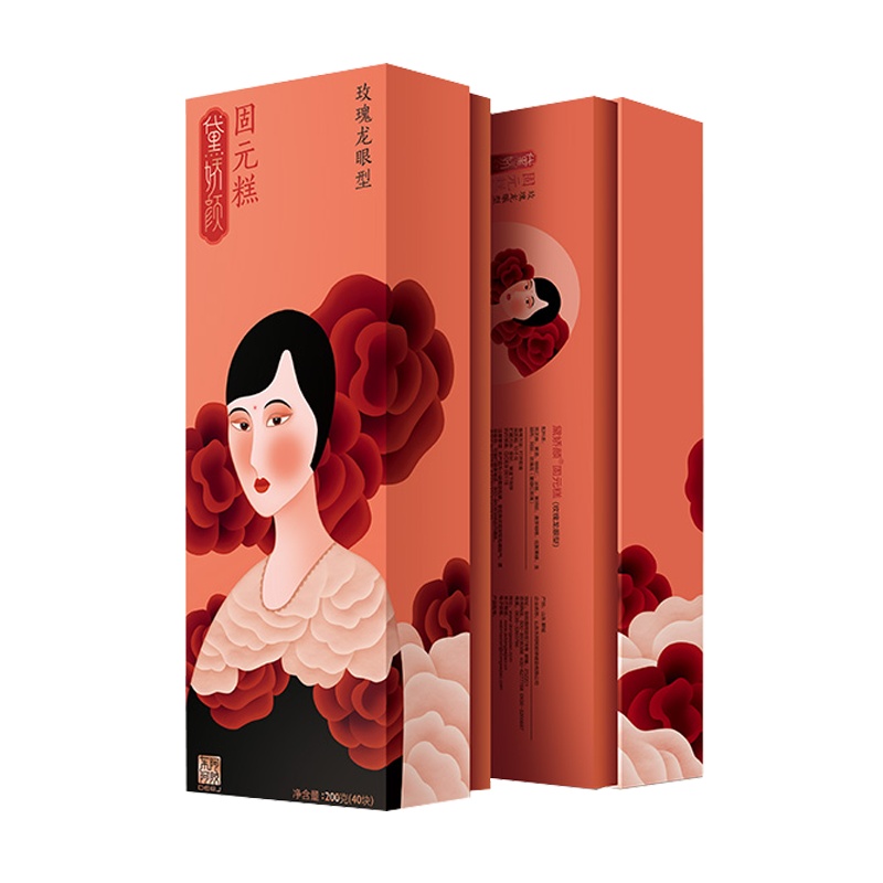 东阿阿胶/DEEJ 黛娇颜固元膏200g/礼盒装(玫瑰龙眼口味)