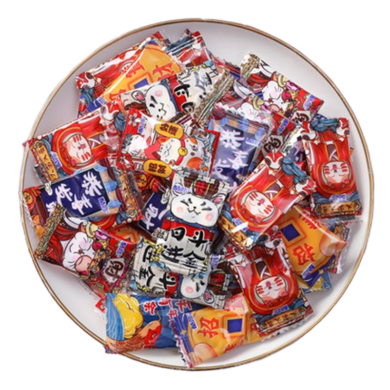 酷莎财气薄荷糖维C老式口气清新强劲袋装海盐圈圈清凉网红无糖果128g