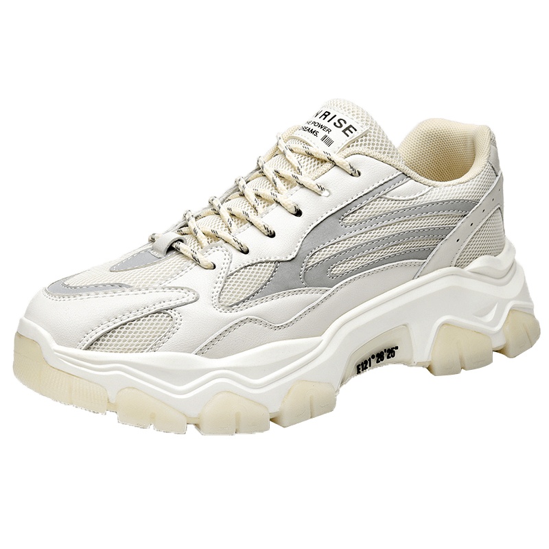 微笑先生老爹鞋男潮鞋透气网面运动休闲鞋潮流百搭增高网红ins鞋子男秋季男鞋