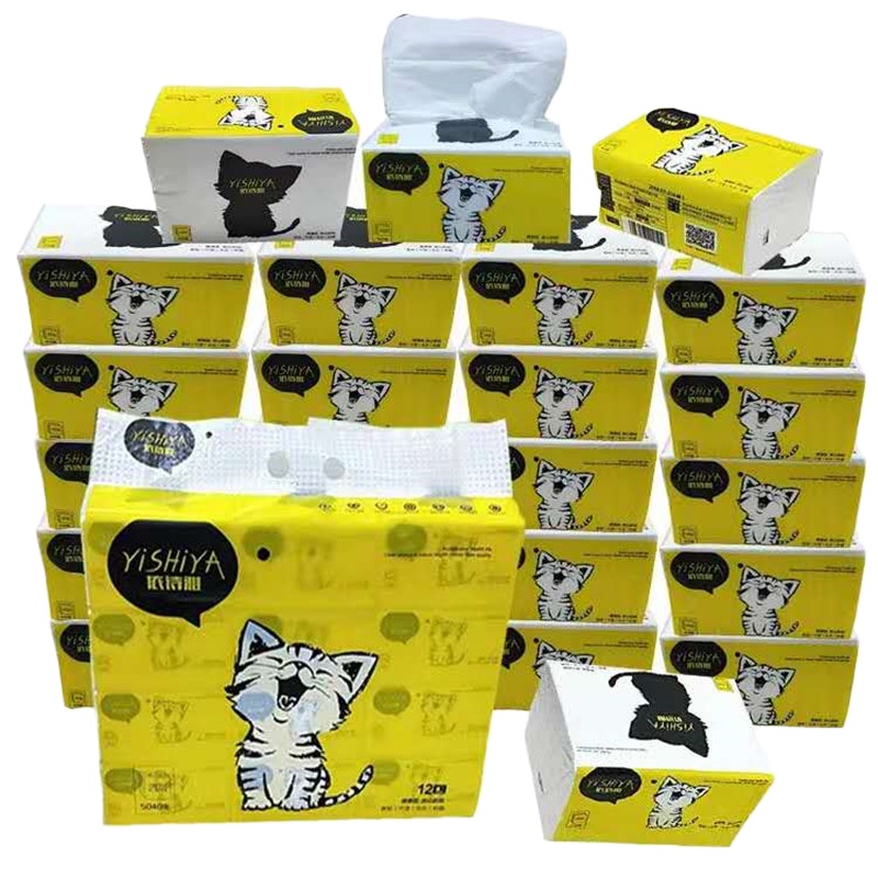 Zs-依诗雅纸抽四层420张12提/包整包装