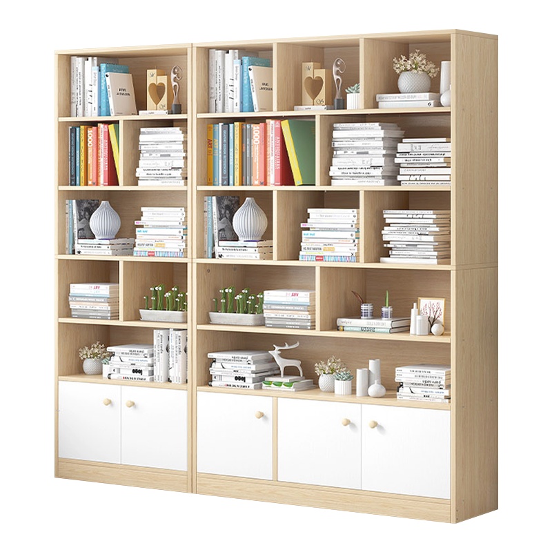 铭威盾书架落地客厅柜子隔断置物架简易收纳架子简约家用学生书柜格子柜