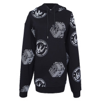 MCQ女士黑色棉质套头连帽卫衣481637 RLR09 1000