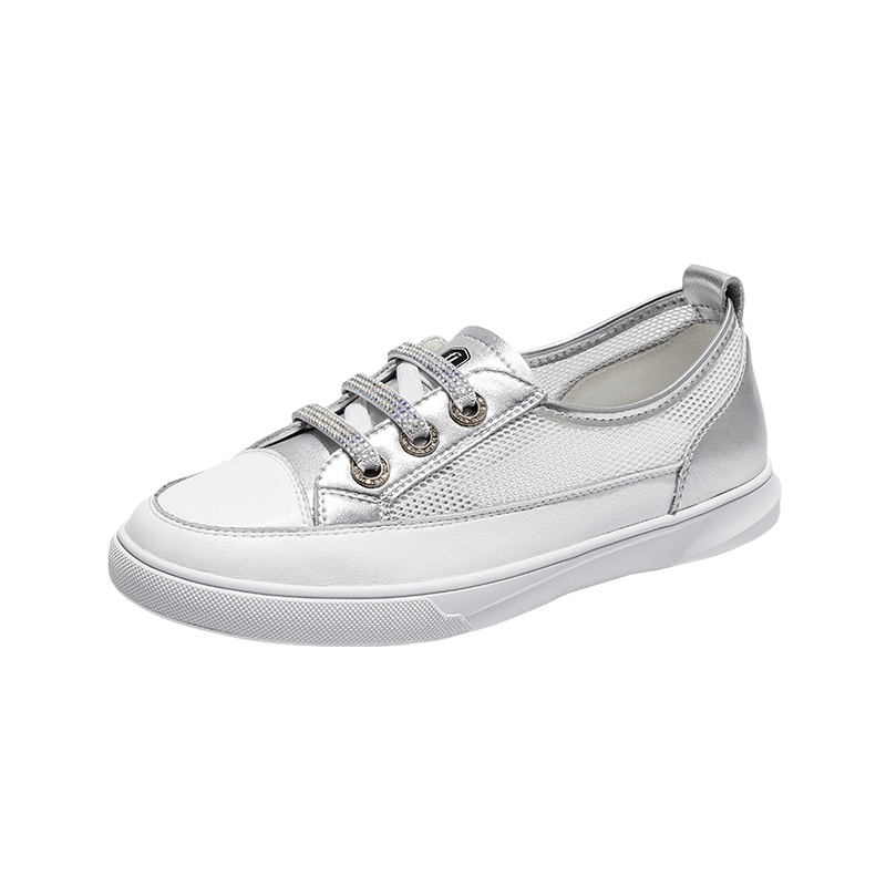 马克华菲女鞋小白鞋女2019夏款夏季透气百搭网面平底学生韩版休闲板鞋潮鞋