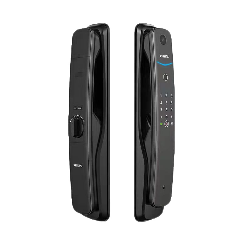 飞利浦(Philips)DDL702K可视WiFi远程开锁家用推拉式智能锁 曜石黑
