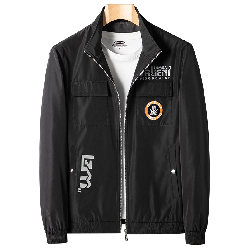 雅鹿男装男士休闲舒适长袖夹克YLJ6810