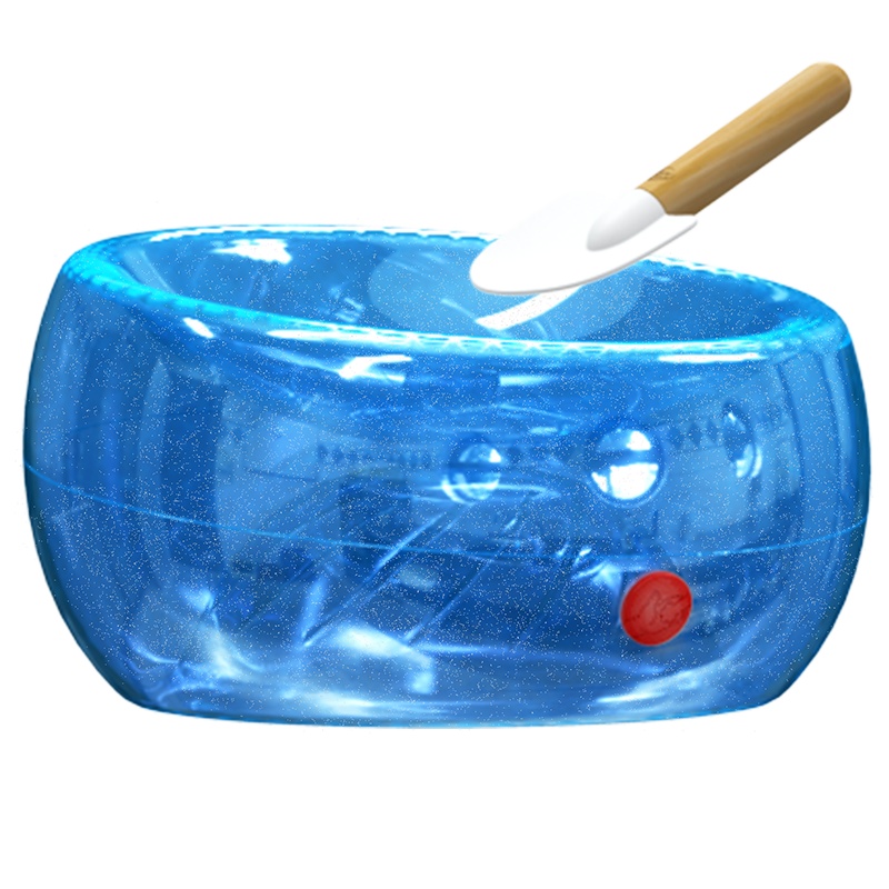 好命天生 宝藏猫碗 两面用猫食盆 猫咪双面水碗宠物斜口喂食碗猫咪餐具猫用食具水具