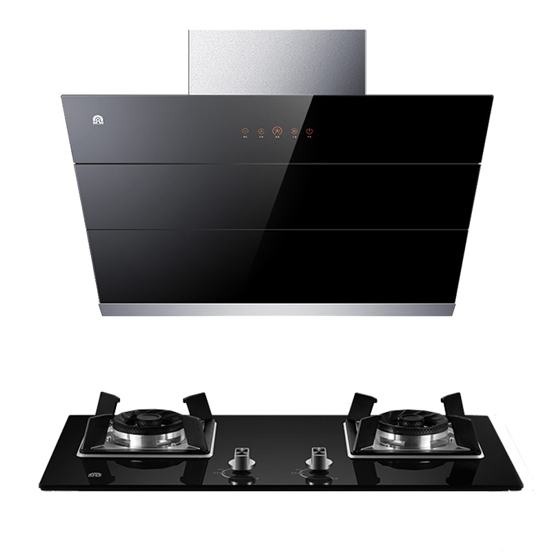 容声(RONGSHENG)油烟机燃气灶具套餐RSP702(自动洗)+QP09 侧吸式17m³开合4.5KW(液化气)