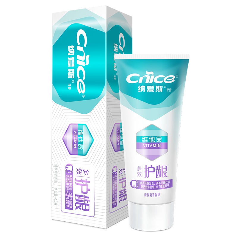 纳爱斯多效护龈牙膏45g