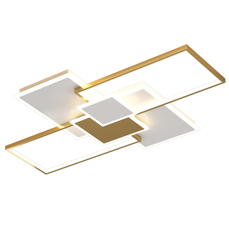 七只蚂蚁2020北欧LED卧室吸顶灯方形客厅灯主卧灯北欧长方形客厅灯大厅灯家用大气LED吸顶灯简约现代卧室房间灯具JH