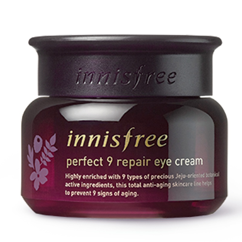 [滋润保湿]innisfree 悦诗风吟 九重臻致修护眼霜 30ml 改善浮肿状态;紧肤淡皱;淡化黑眼圈;改善眼眼袋霜状