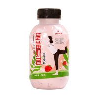 6瓶装 神农金康草莓奶昔50g*6 代餐奶茶口感粗粮粉主食午餐食品轻食饱腹感强携装