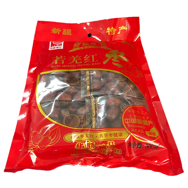 华联食汇(hlsh) 华联若羌红枣500克
