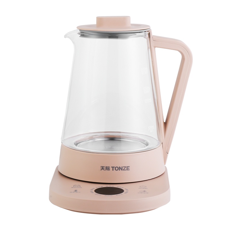 天际养生BJH-D150BW壶多功能电热水壶高硼硅玻璃壶触控式煎药壶花茶器煲茶壶烧水壶