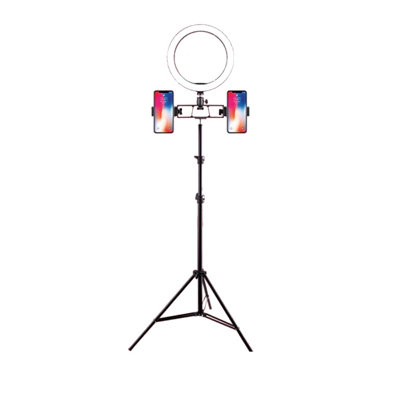 intermail【落地款】-【160cm三脚架】-【双机位】-【6寸补光灯】