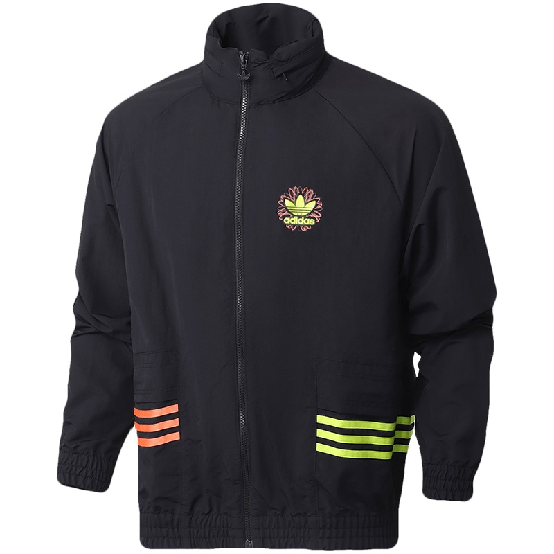 阿迪达斯adidas三叶草男装运动服休闲防风夹克外套GK5921