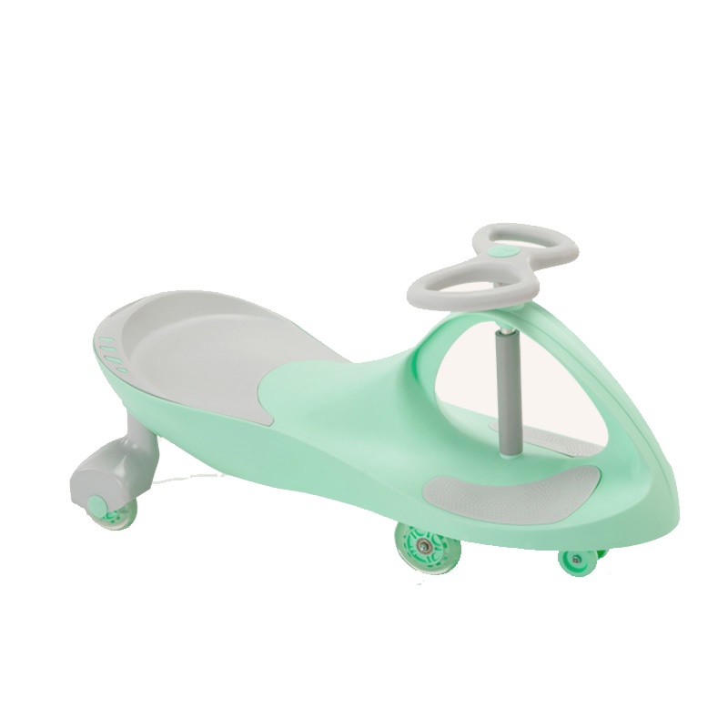 曼龙扭扭车儿童车溜溜车万向轮1-3-6岁静音轮宝宝玩具滑行妞妞车 米克尔绿