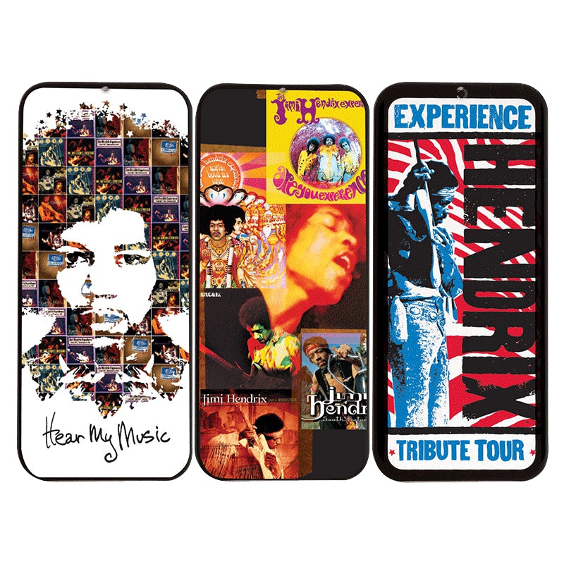 Dunlop邓禄普Jimi Hendrix吉米亨德里克斯吉迷收藏版吉他拨片盒装 JHPT10H(1.00mm) 乐器配件