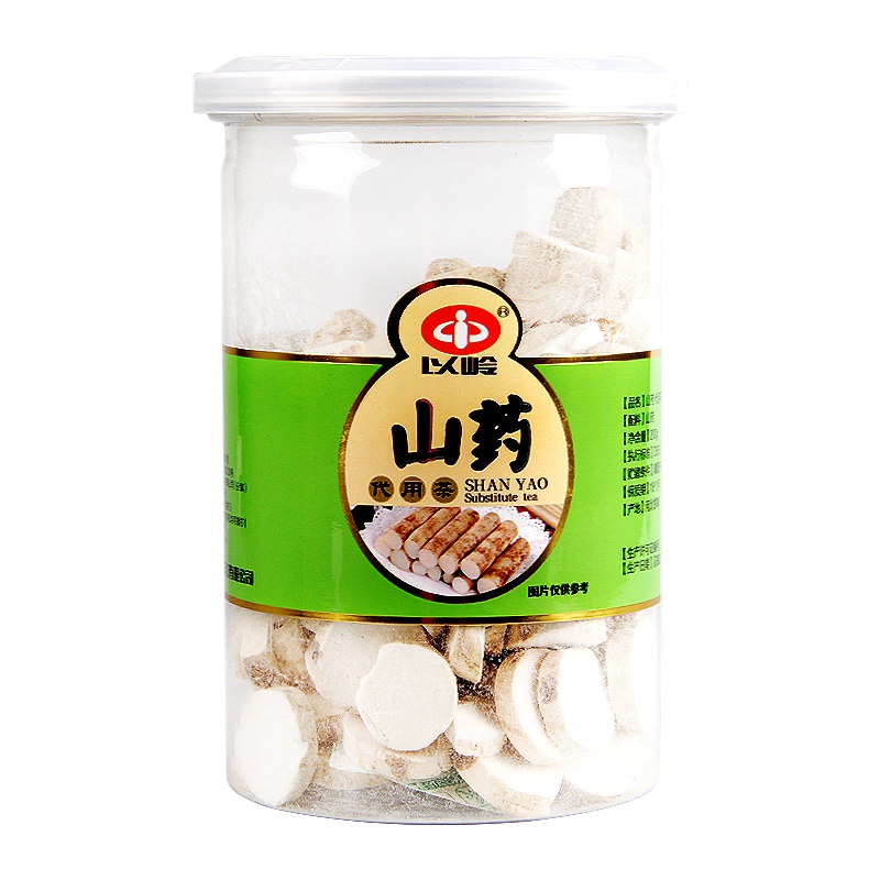 2瓶]以岭 山药 代用茶 200g 山药片 非山药粉 淮山药 花草茶养生茶饮 可搭配 红枣枸杞薏米百合煲汤熬粥 瓶装