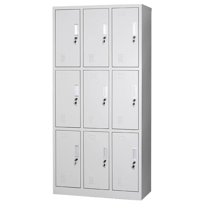 衡爵 HJ-YG4衣柜 九门文件柜 单位储物柜员工更衣柜浴室换衣柜