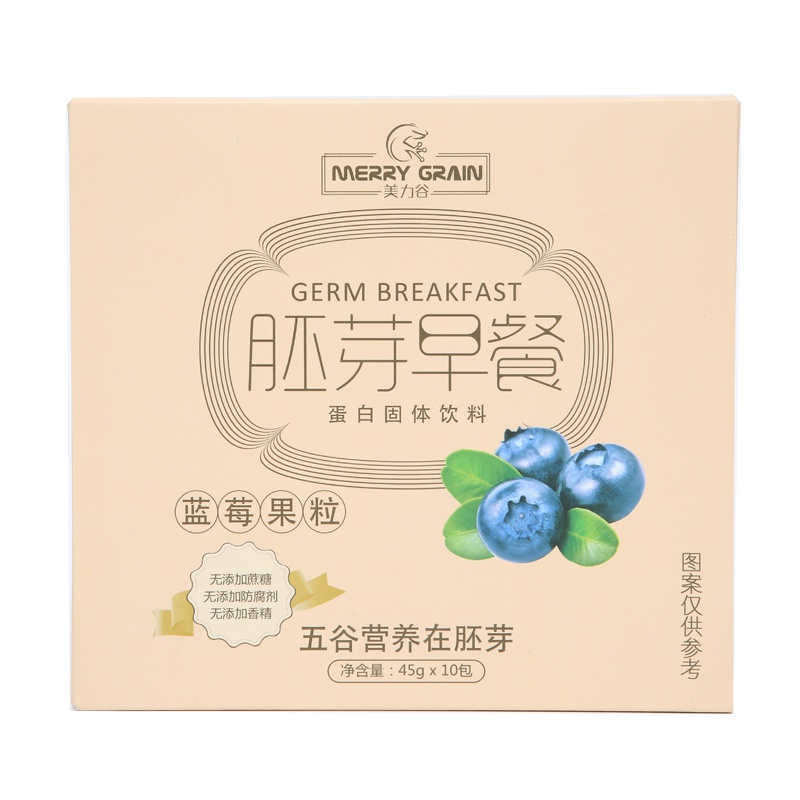美力谷胚芽营养冲饮麦片早餐蓝莓果粒风味450克