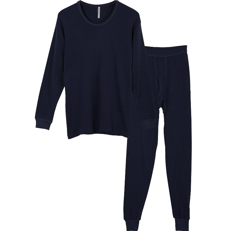 红豆HODO相思鸟秋衣秋裤纯棉保暖内衣秋冬亲肤圆领男士秋衣秋裤棉毛衫打底套装