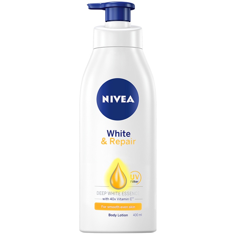 NIVEA 妮维雅嫩白润肤乳液400ml 嫩滑肌肤 保湿补水 各种肤质通用