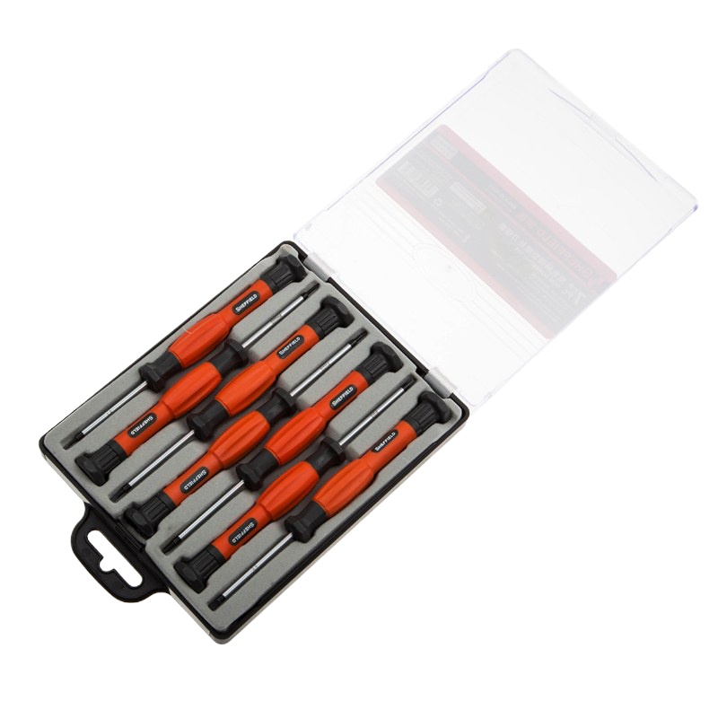 钢盾 S037008 7pc一/十字精密螺丝批 单位：套