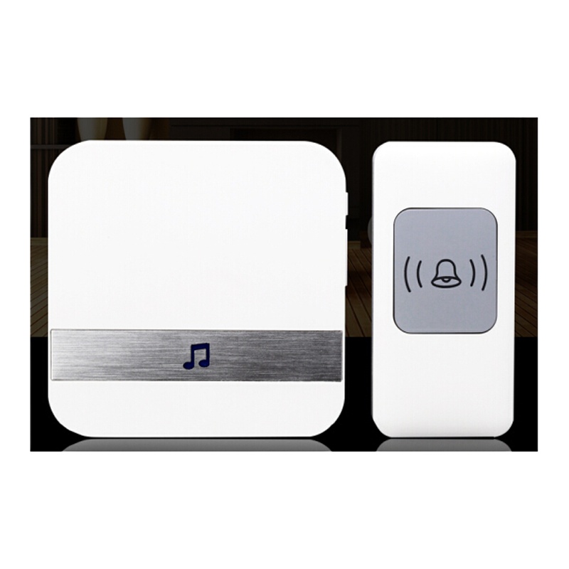 顺胜 智能无线门铃感应器家用门铃无线 远距离无线电子遥控呼叫器 一对一