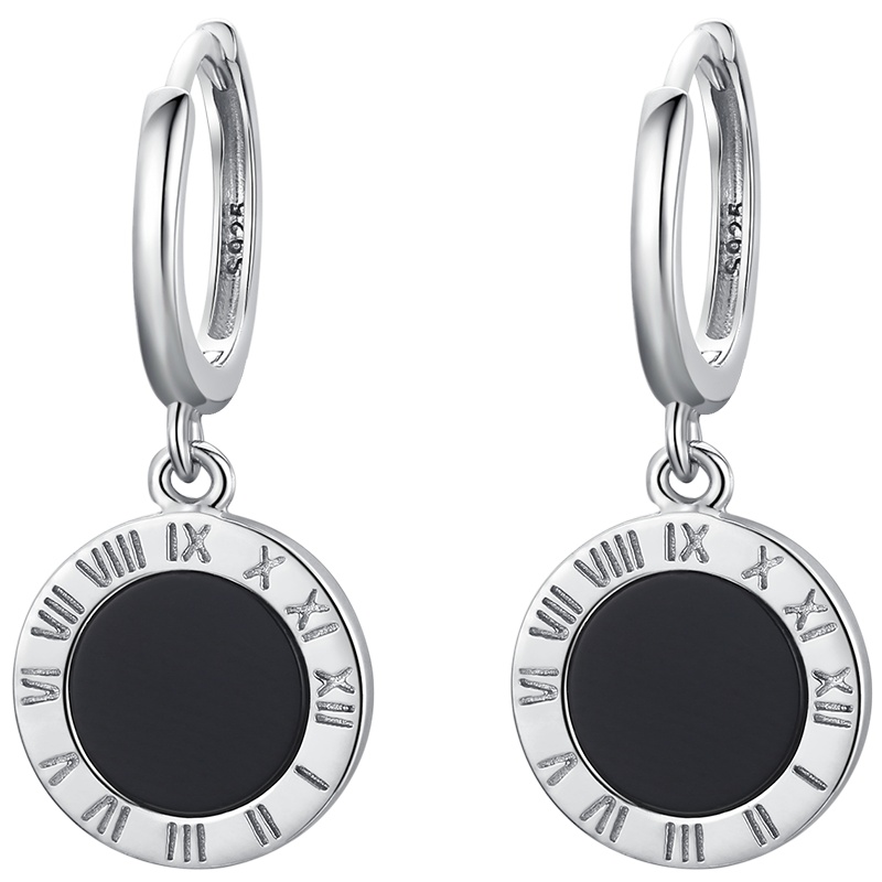 佰色传情纯银时尚新款耳环女韩国气质简约百搭耳饰高级感耳坠耳扣