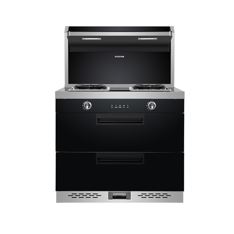 佳歌 GUG A1集成灶保洁烘干柜 侧吸式下排烟 外观美 大容量 家用抽油烟机燃气灶套装