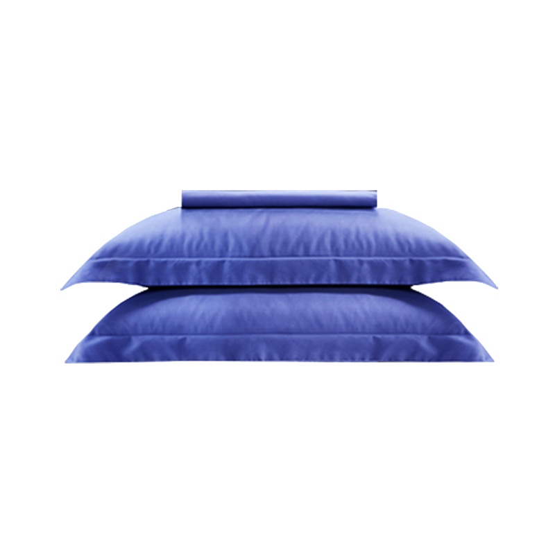 康尔馨枕套枕头套纯棉一加厚五星级酒店床上用品全棉贡缎纯色(简约生活60s纯棉枕套)