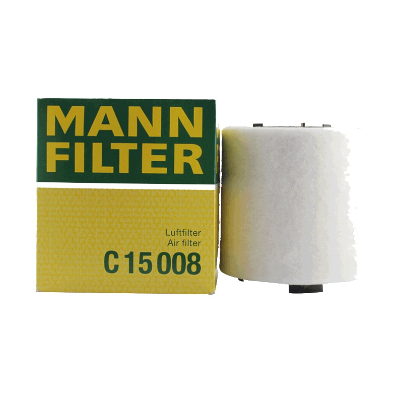 曼牌(MANN)空气滤C15008适配11-13款波罗GTI/13款伊比飒/13-14款奥迪A1(底盘8X)