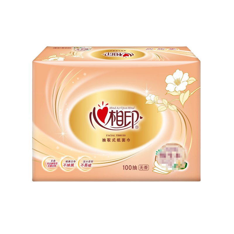 心相印金装经典系列三层抽纸100抽*24包