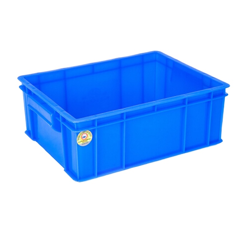 企购优品 塑料周转箱25号蓝色箱520*380*170mm(外)材质:PP 颜色 蓝(±10mm)