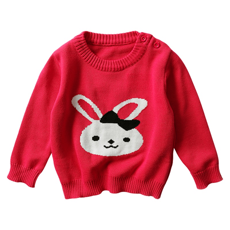 南极人儿童打底毛衣女童外套婴儿上衣秋季套头保暖毛线衣洋气童装