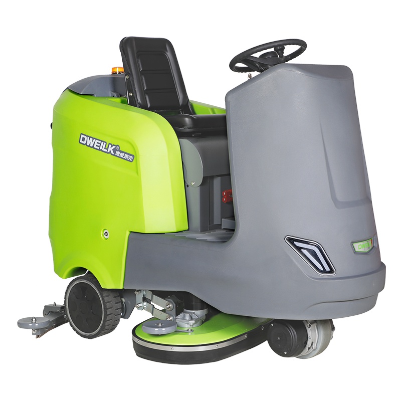 梁玉玺德威莱克驾驶式洗地机大型仓库商场全自动洗地车工厂物业小区大型驾驶式洗地机拖地机