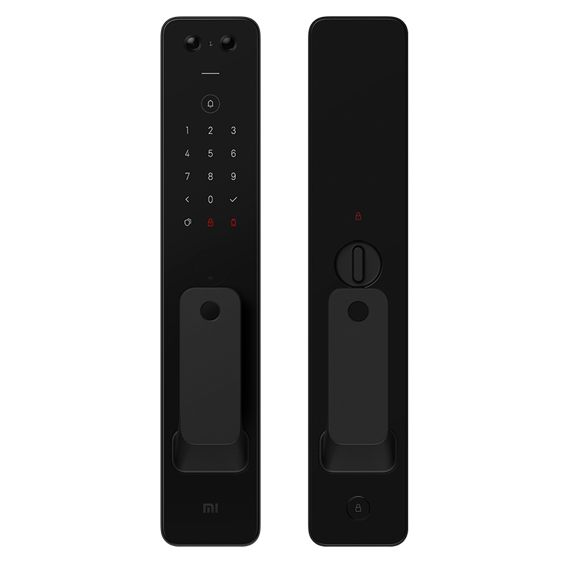 小米全自动智能门锁Pro 兼容霸王锁体 高清广角摄像头 感应式电子门铃 远程实时监控 支持米家Homekit