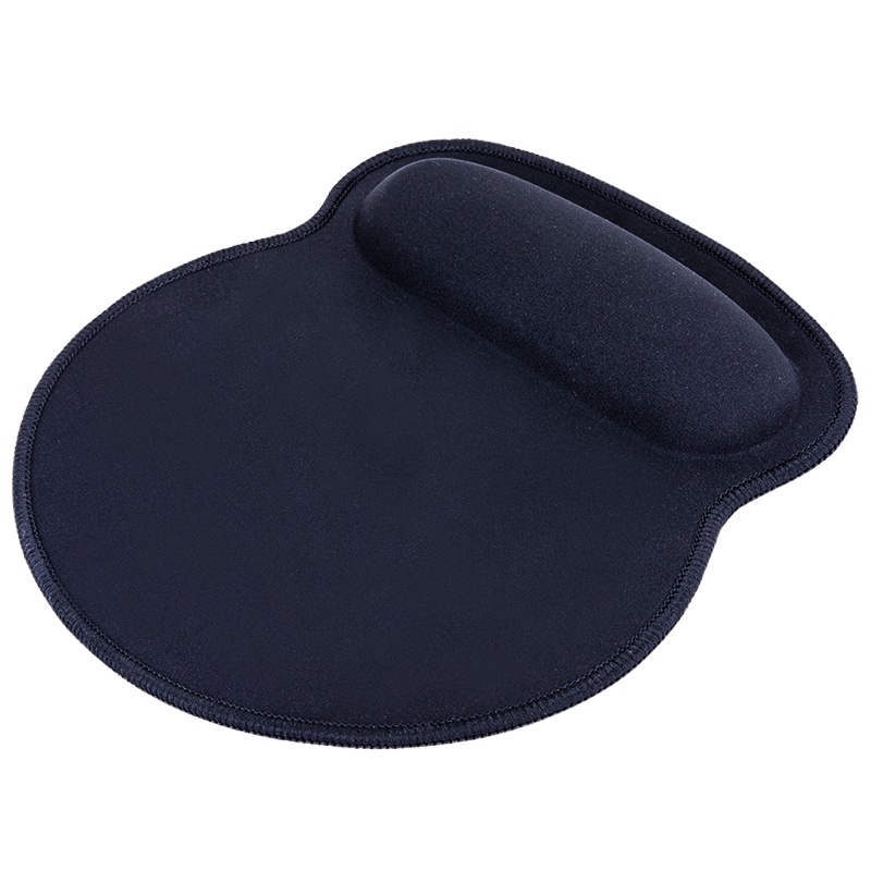 得力(deli)舒适记忆棉腕托鼠标垫 办公游戏鼠标垫 黑色2225(5个装)