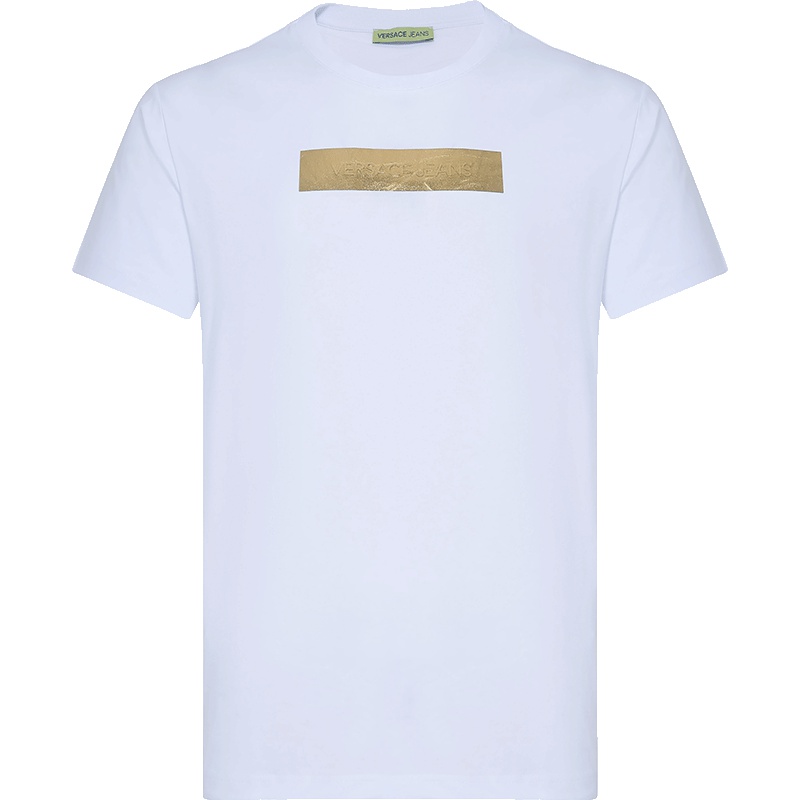 Versace JEANS 范思哲 奢侈品 男士棉质圆领短袖T恤 B3GTB7R2 11620