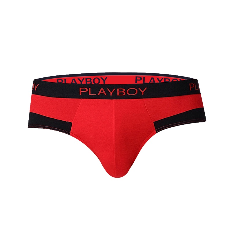 花花公子内裤男士三角裤棉质多色型男潮流时尚四季短裤头男裤衩5043N-1条装