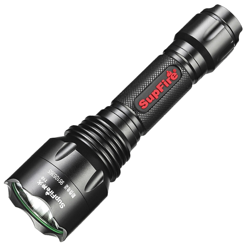 SupFire神火T10强光手电10瓦大功率USB可充电超亮远射骑行巡逻户外应急灯
