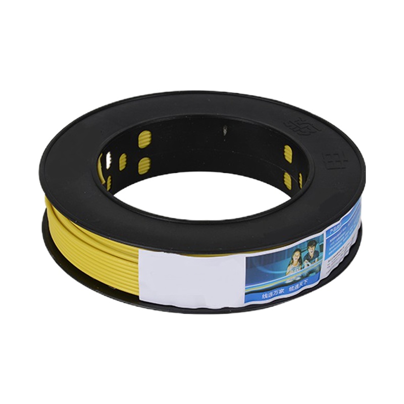 国标家装单股铜线硬线BV单芯硬线家用电线2.5平方(黄色)