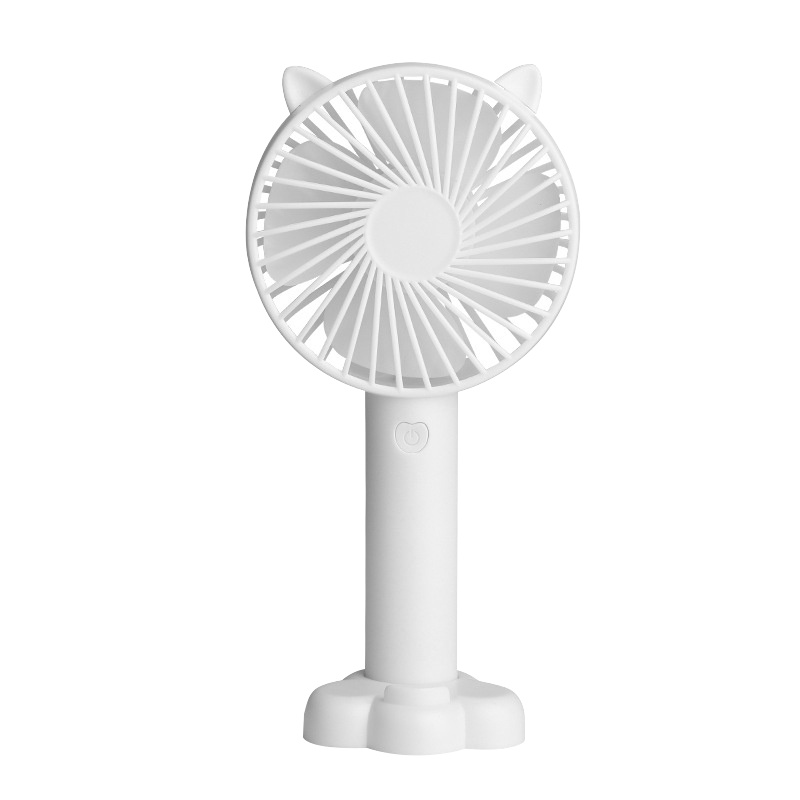 猫爪手持风扇 XTL642 定制宿舍办公桌面usb可充电便携迷你小风扇 （把）
